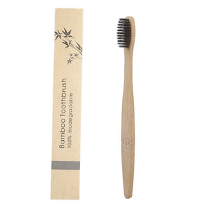 Bamboo Toothbrush Soft Bristles Biodegradable Vegan eco-friendly Bamboo charcoal Toothbrushes Oral Care Tooth logo customize - Ecopress