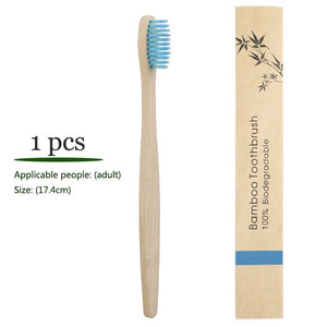 Bamboo Toothbrush Soft Bristles Biodegradable Vegan eco-friendly Bamboo charcoal Toothbrushes Oral Care Tooth logo customize - Ecopress